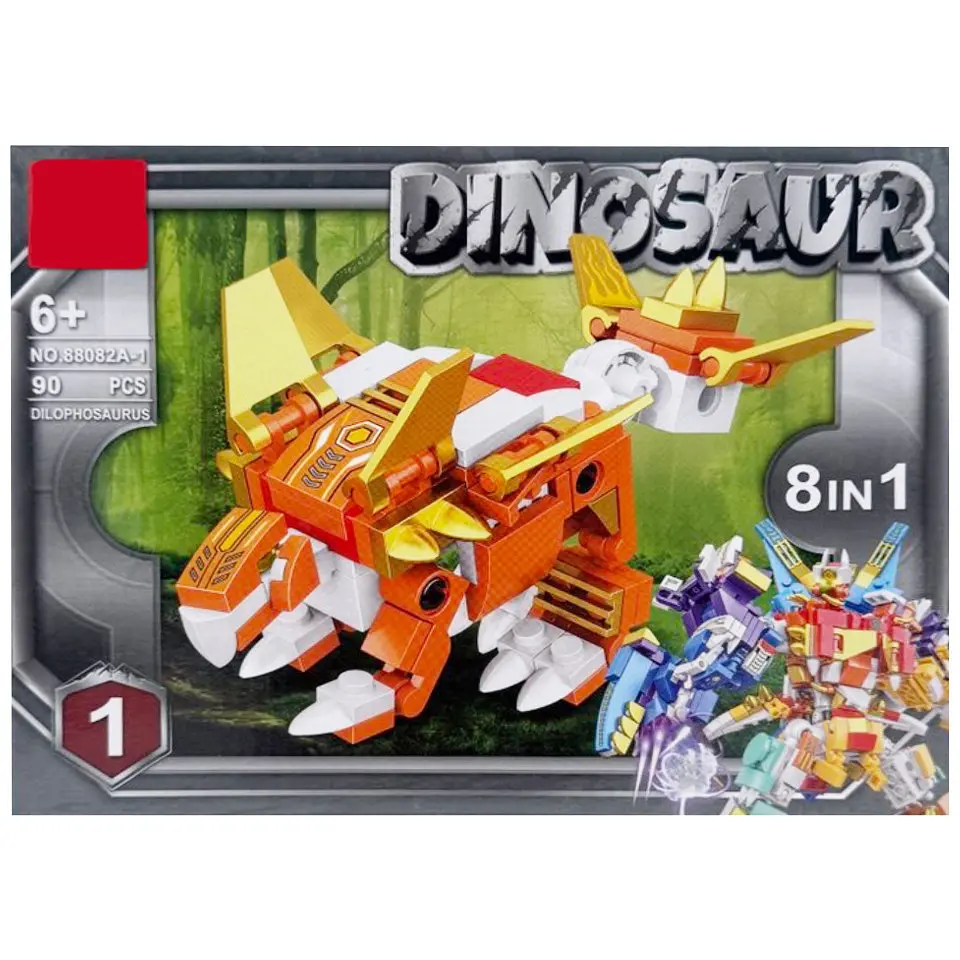Дитячий конструктор "Dinosaur" 88082A-1, 90 деталей