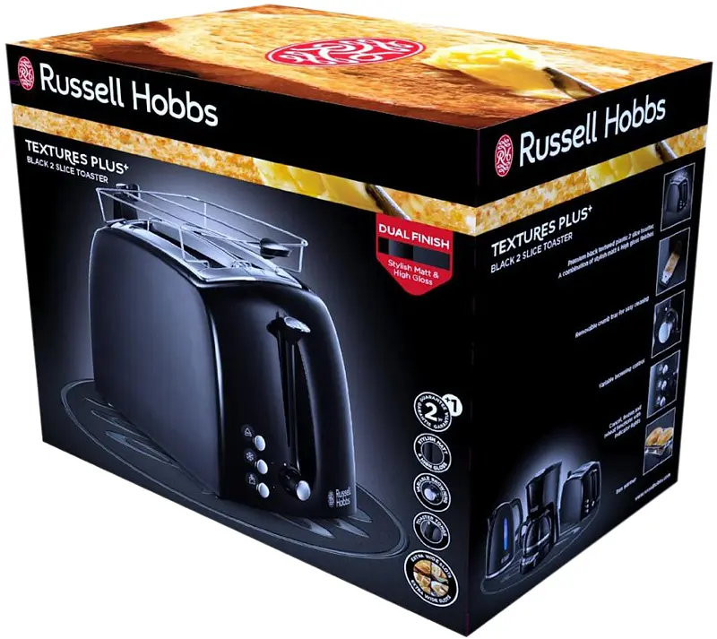 Тостер Russell Hobbs Textures Plus 22601-56  - фото 8