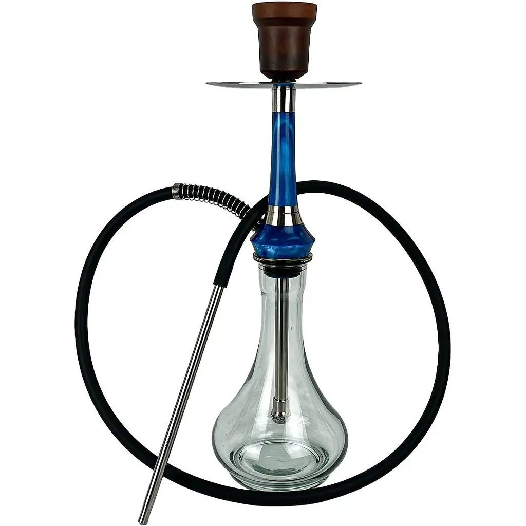 Кальян Totem Hookah Monolit Optima Ocean Blue Drop Clear - фото 2