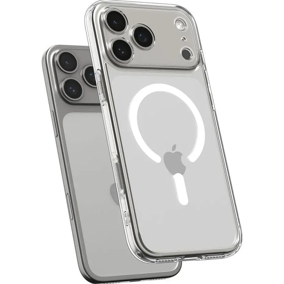 Чохол Spigen Liquid Crystal MagSafe для Apple iPhone 17 Pro Clear White (ACS10396) [149409] - фото 3