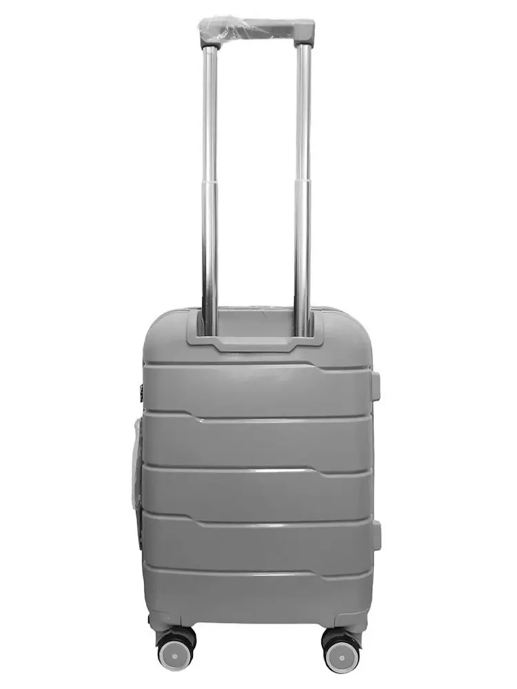 Валіза міні XS+ з поліпропілену Milano bag 0305 40л Срібна - фото 3