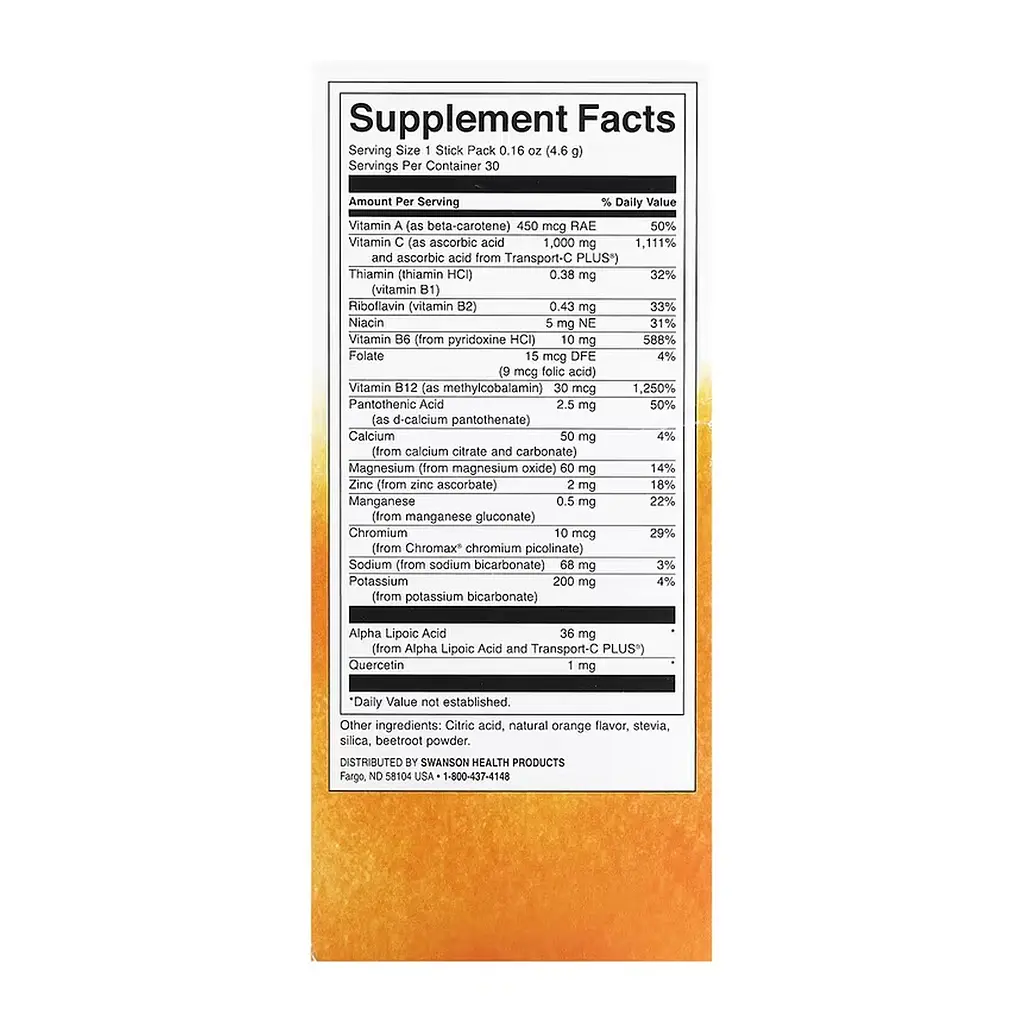 Energy C with Electrolytes - 30 packs Orange - фото 2