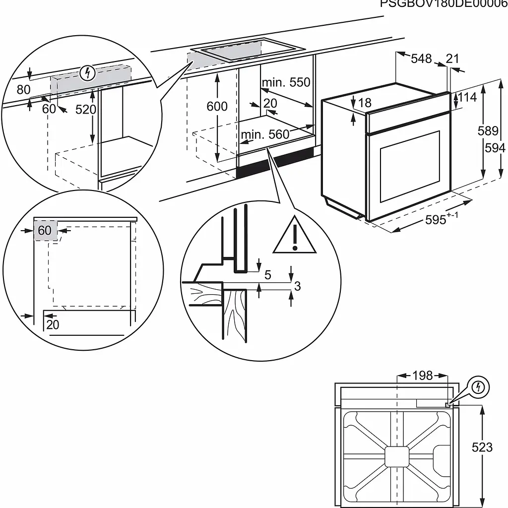 Духова шафа Electrolux OPEB2520R - фото 8