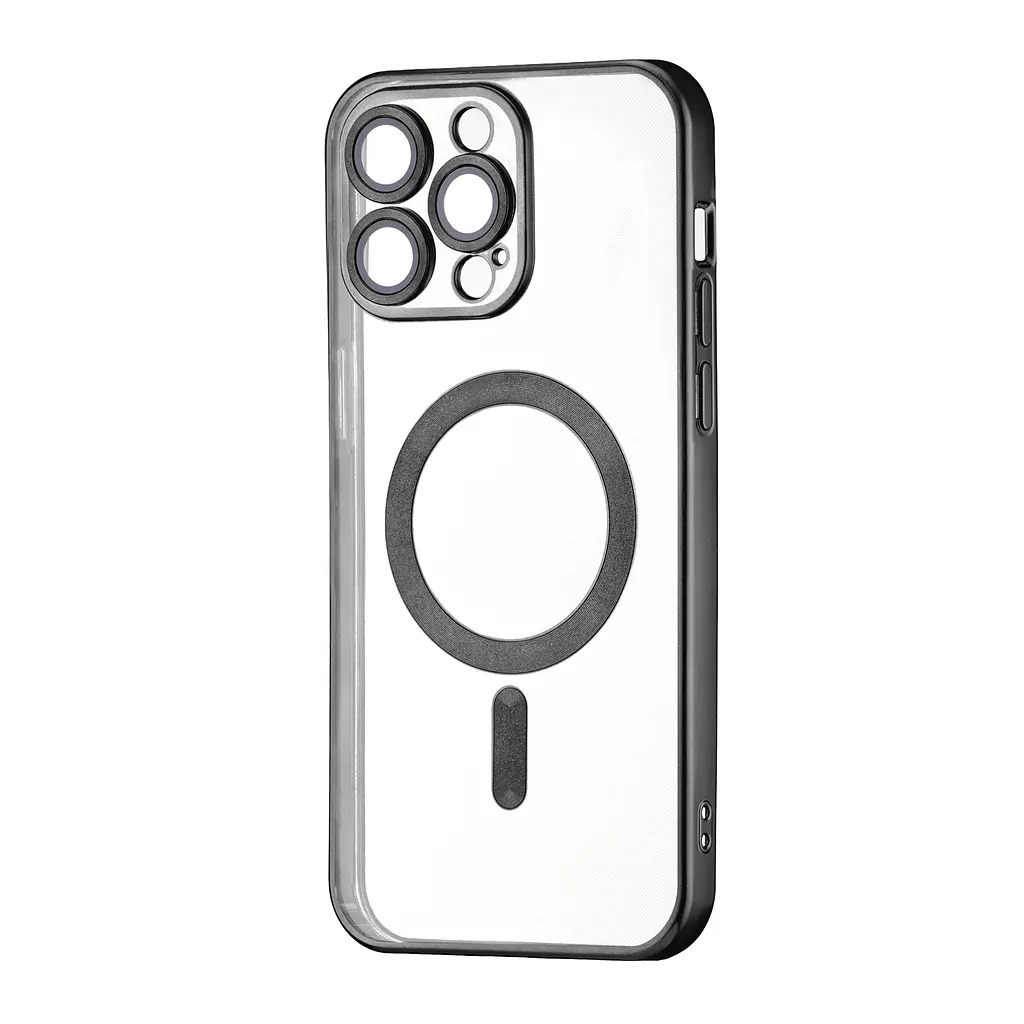 Чохол Ductil Metallic Edge with MagSafe (Protected Camera & Lens) iPhone 13 Pro Max Black