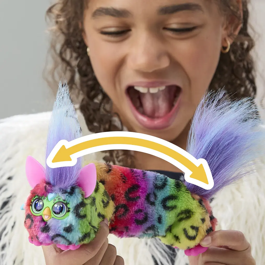  Іграшка інтерактивна Furby DJ Furblets Rain-Bow-Kat Mini Electronic Plush Toy (G1783) - фото 8