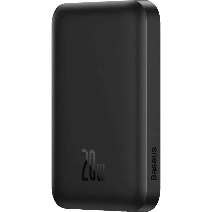 Зовнішній акумулятор Baseus Magnetic Bracket Mini 6000mAh 20W Black (PPCX020001) [101227] - фото 4