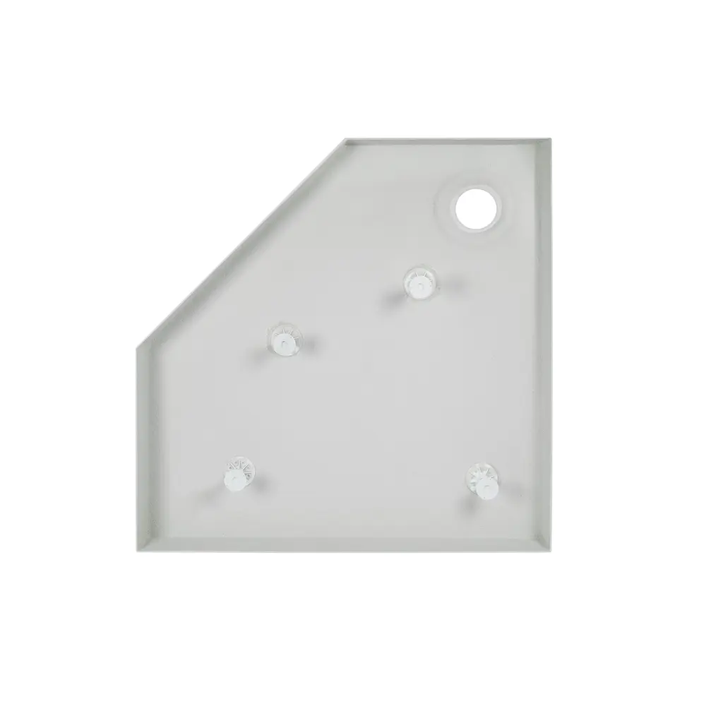 Душевой поддон Qtap Diamond 309912 90x90x12 см + сифон Белый Универсальный мелкий (до 20 см) - фото 4