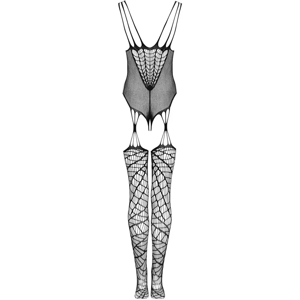 Ажурний бодістокінг під павутину Obsessive Bodystocking G325 Black S/M/L, чорний - фото 6