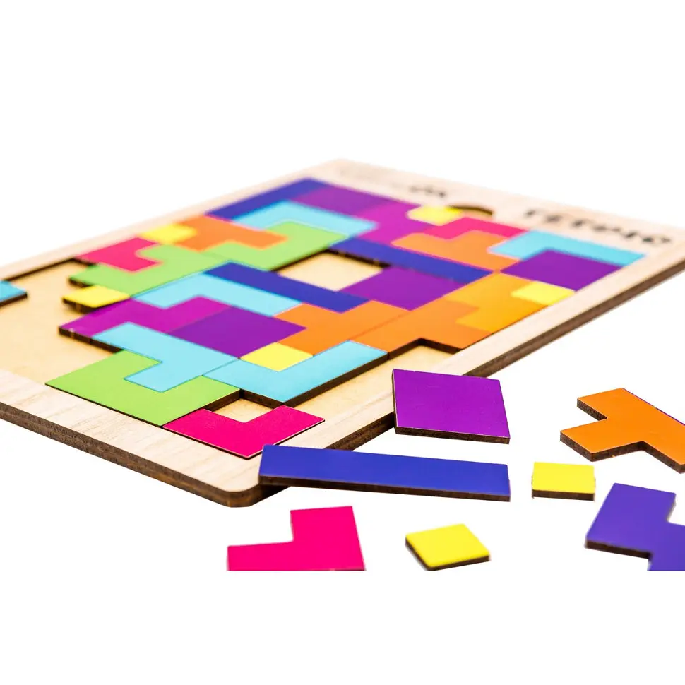 Развивающая деревянная игрушка Тетрис Арт-70063 - фото 2