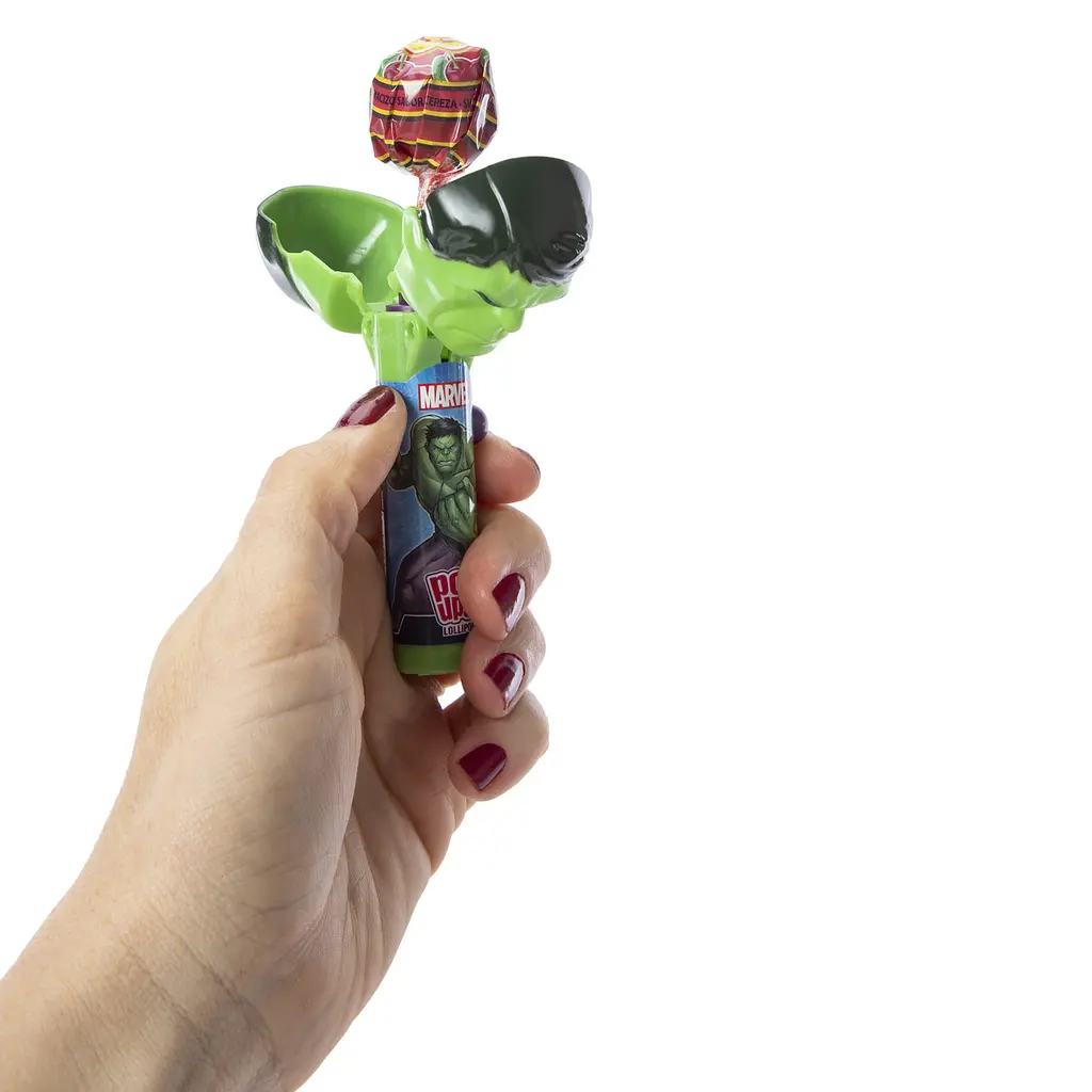 Іграшка з льодяником Халк Bip Disney Marvel Mix Pop Ups 10г - фото 2