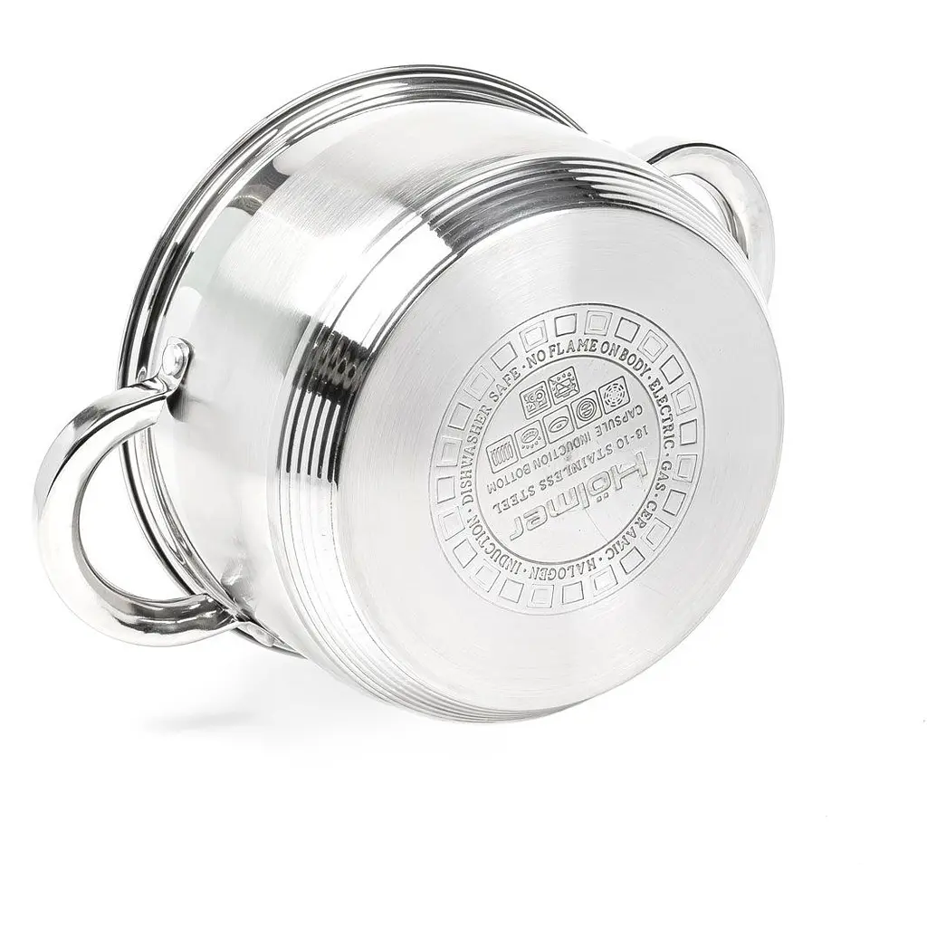 Набор кастрюль с крышками Holmer CS-1452-SS (CS-1452-SS) - фото 2