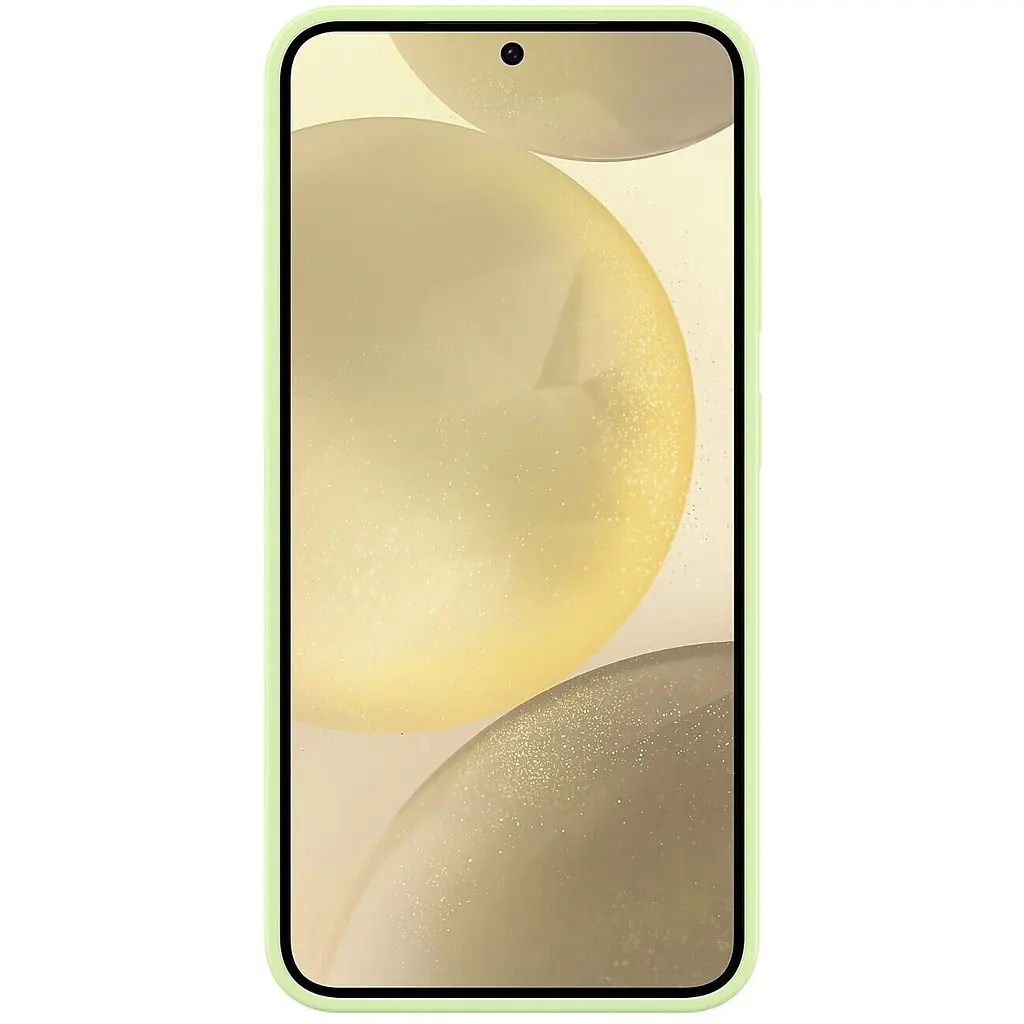 Оригінальний протиударний силіконовий чохол Samsung Silicone Case для Samsung Galaxy S24 Light Green EF-PS921TGEGWW - фото 9