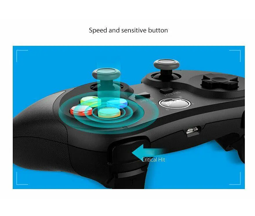 Геймпад Bluetooth джойстик для смартфона iPega PG9078+BT Ninja PC/Android Black - фото 9