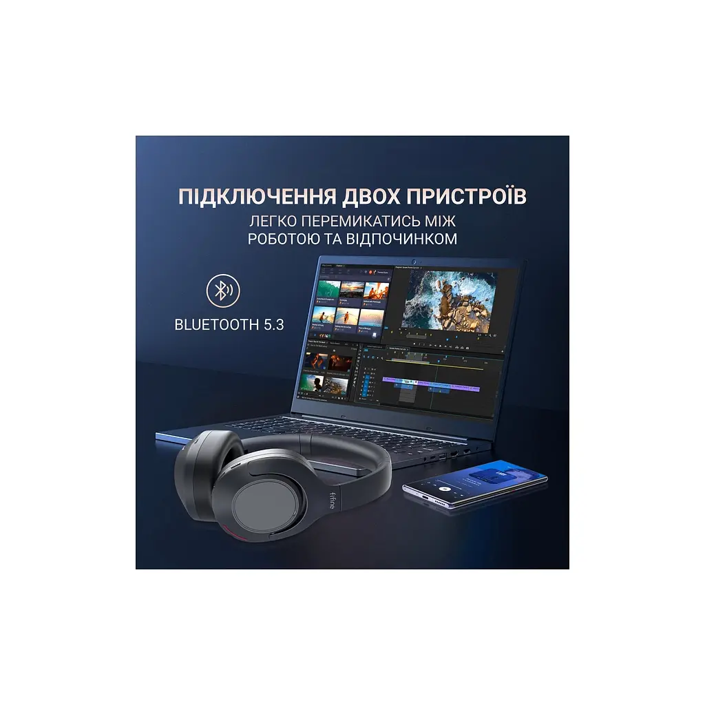 Навушники Fifine X3 Wireless Black (X3) - фото 11