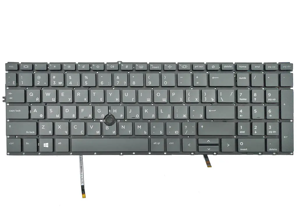 Клавіатура для HP Elitebook 850 G7, 850 G8, 855 G7, 855 G8 (RU Black з підсвічуванням). Оригінал - фото 3