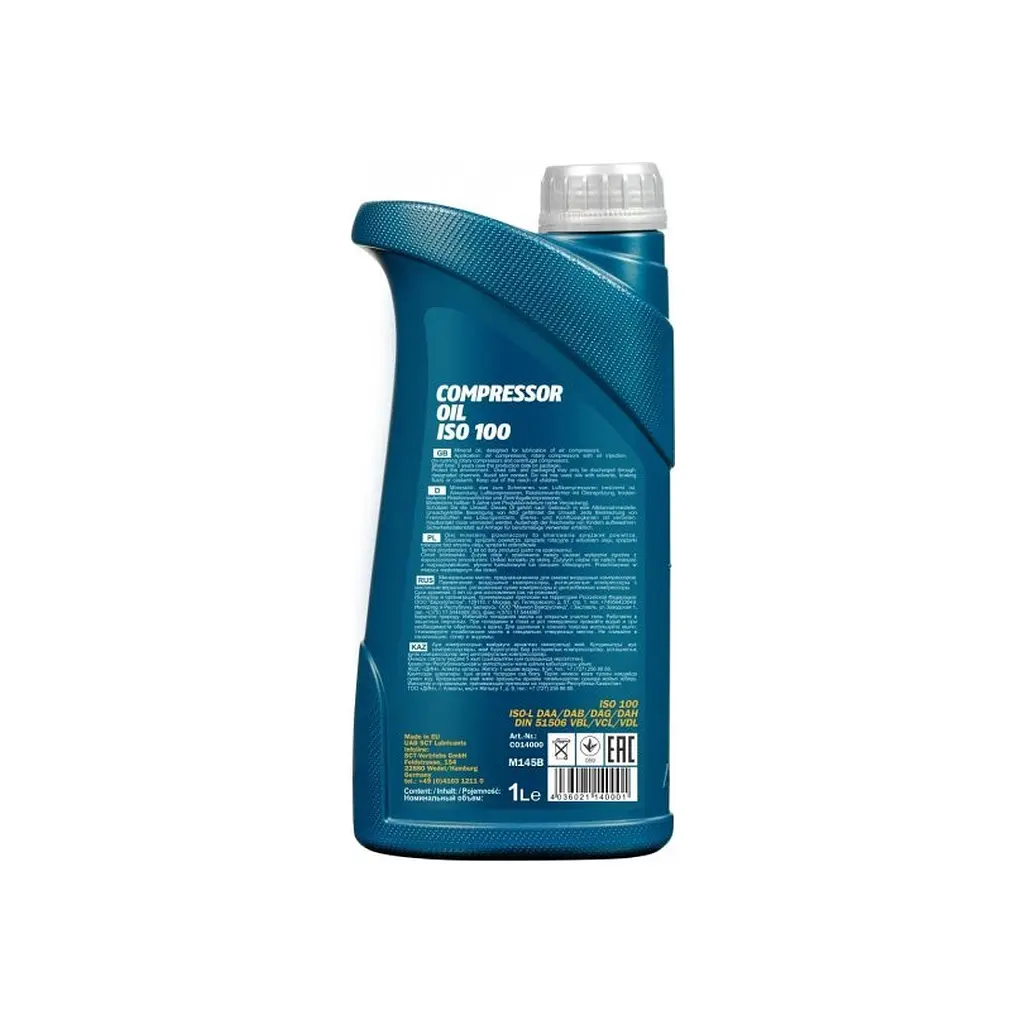 Компресорна олива Mannol Compressor Oil ISO 100 1л (MN2902-1) - фото 2