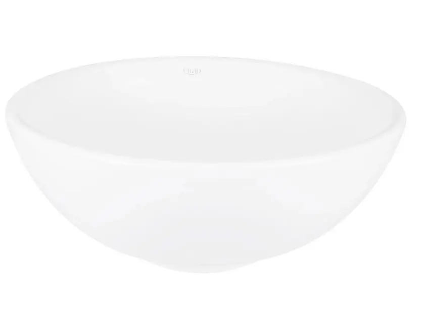 Комплект Qtap Owl: Раковина накладна кругла 400х400х155 мм White + Донний клапан PU02 (QT1911K53WN47319) - фото 2