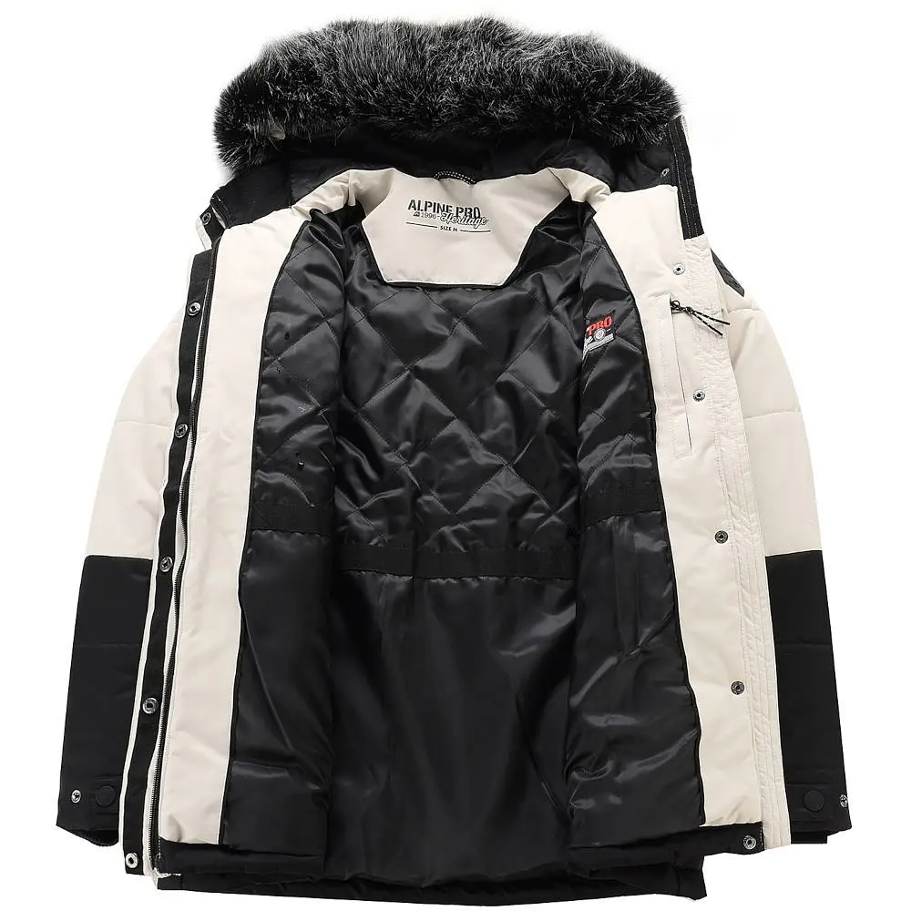 Куртка жіноча Alpine Pro Egypa XS Чорний-Бежевий - фото 3