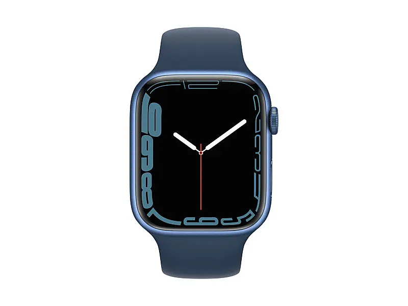 Смарт-часы Apple Watch Series 7 GPS 45mm Blue Aluminum Case With Blue Sport Band (MKN83) - фото 2