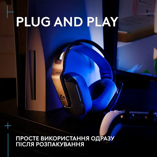 Гарнітура Logitech G535 LIGHTSPEED Wireless Black (939-002219) - фото 9