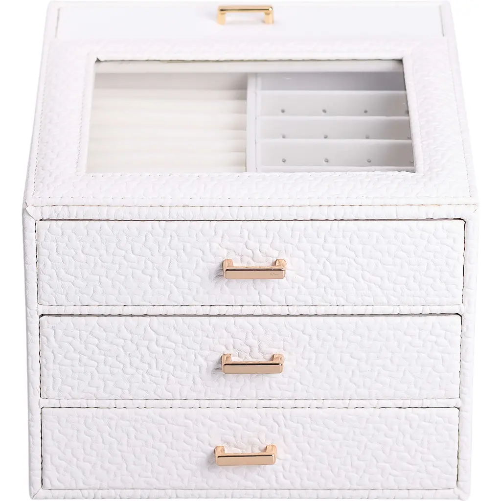 Скринька-комод Yiwu для прикрас 23x20x15 см біла HP-5-16W - фото 3