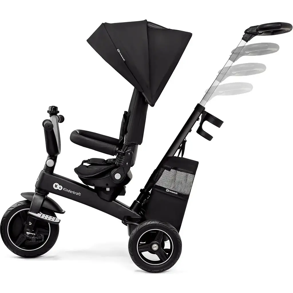Трехколесный велосипед Kinderkraft Easytwist Black (KREASY00BLK0000) - фото 6