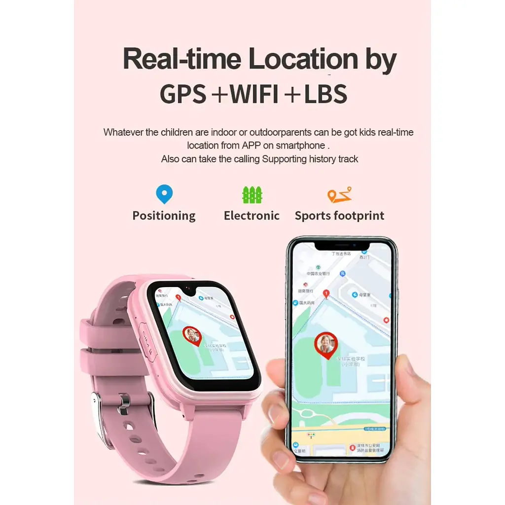 Розумний годинник з відеодзвінком Wonlex KT33 AMOLED 8GB Pink (SBWKT33P) - фото 6