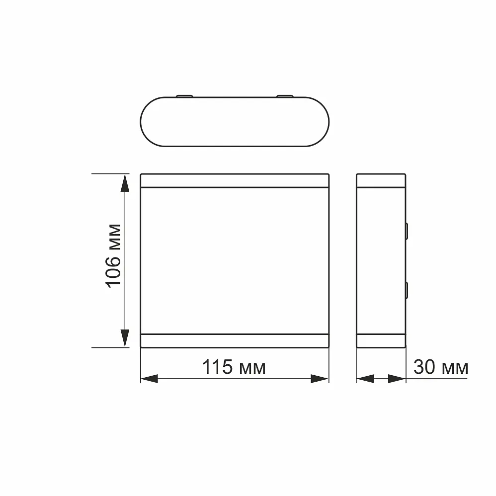 LED світильник Videx архітектурний AR06 IP54 6 Вт 2700 K чорний (VL-AR06-062B) - фото 4