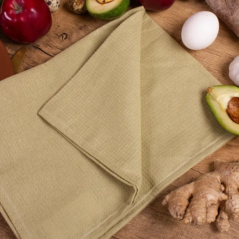 Рушник вафельний MirSon №507 Waffle Olive 60х45 см (2200006739685) - фото 3