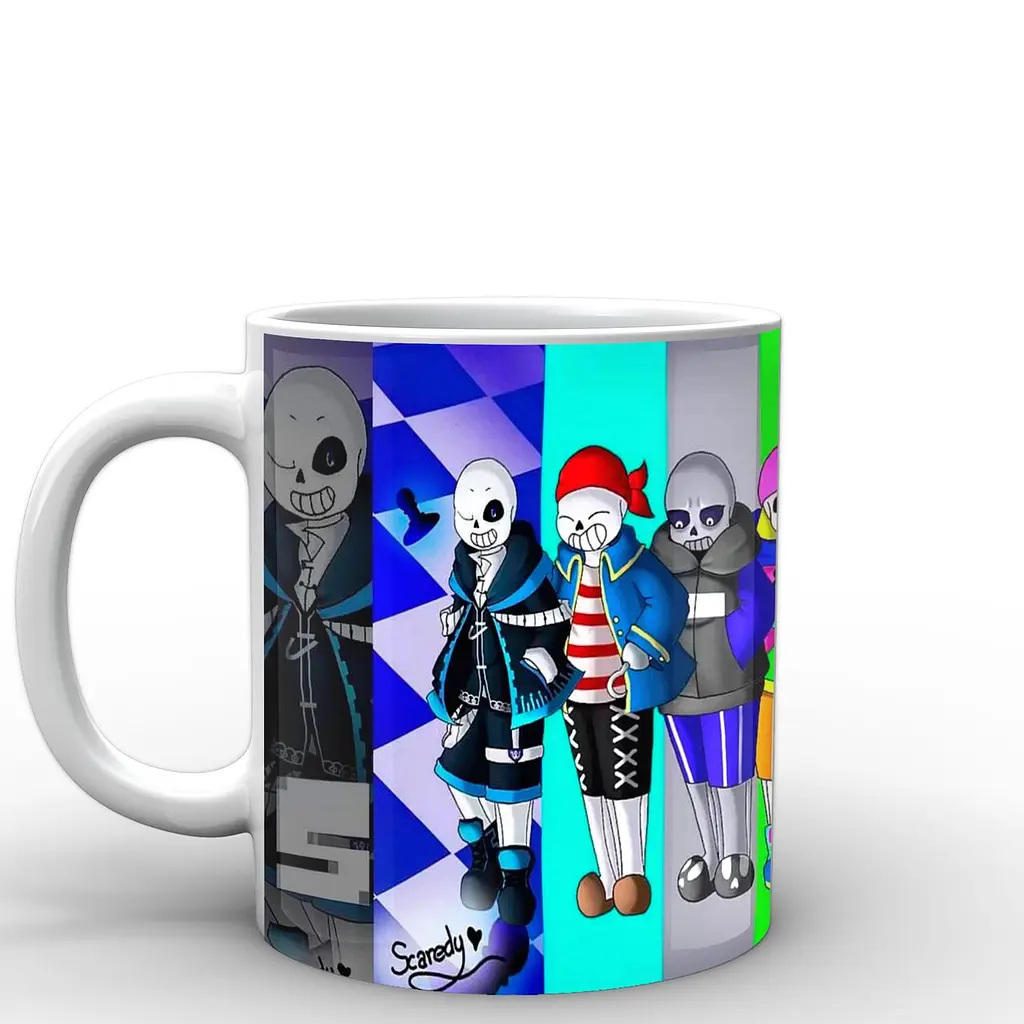 Кухоль GeekLand Undertale Андертейл постер UT.02.003 330 мл білий - фото 2