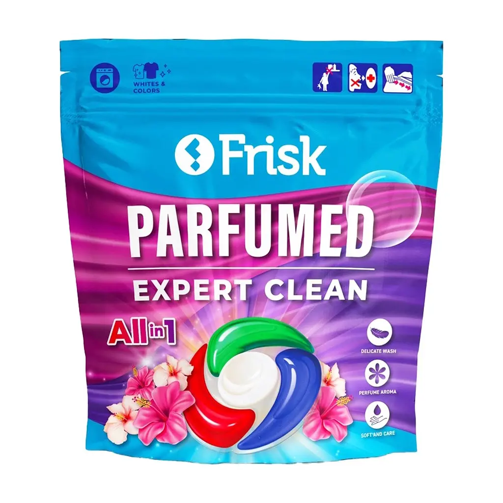 Капсули для прання Frisk Parfumed Expert Clean 12 шт. (4820197123483)