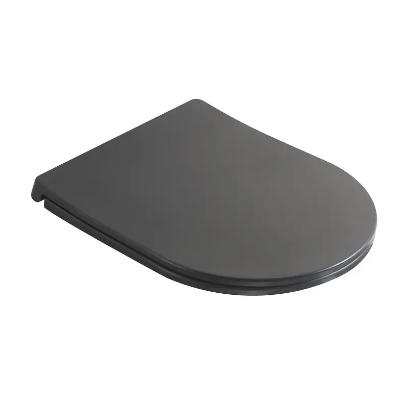 Сидіння-кришка для унітазу Mixxus Premium Seat Cover Ellipse-2005 445x360x37mm дюропласт gray MP6685, Графит