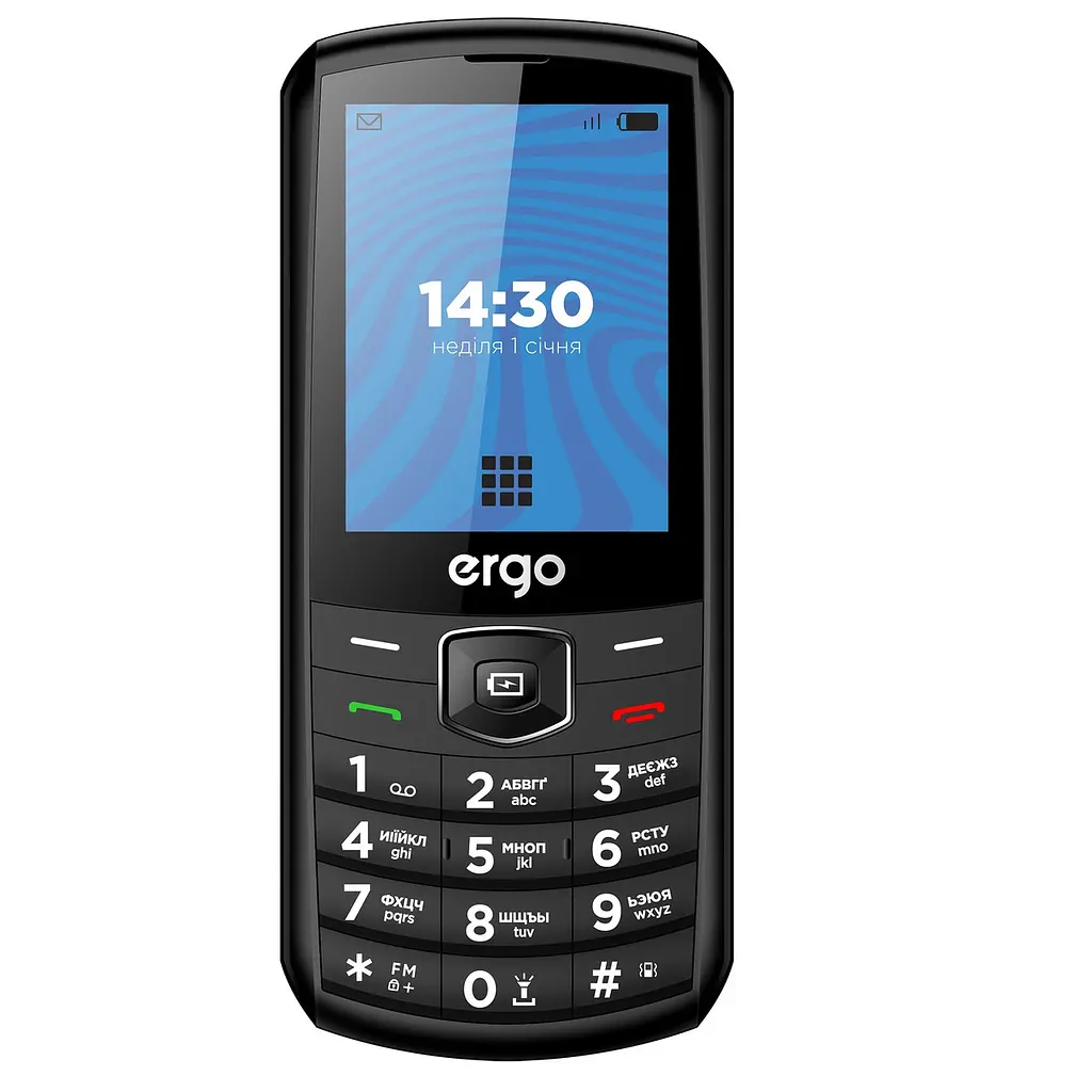 Мобильный телефон Ergo E285 Dual Sim Черный