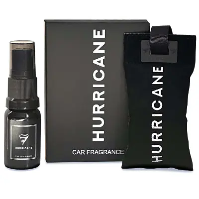 Ароматизатор автомобільний Hurricane Black Standart Long NEW (В комплекті Спрей) - фото 3