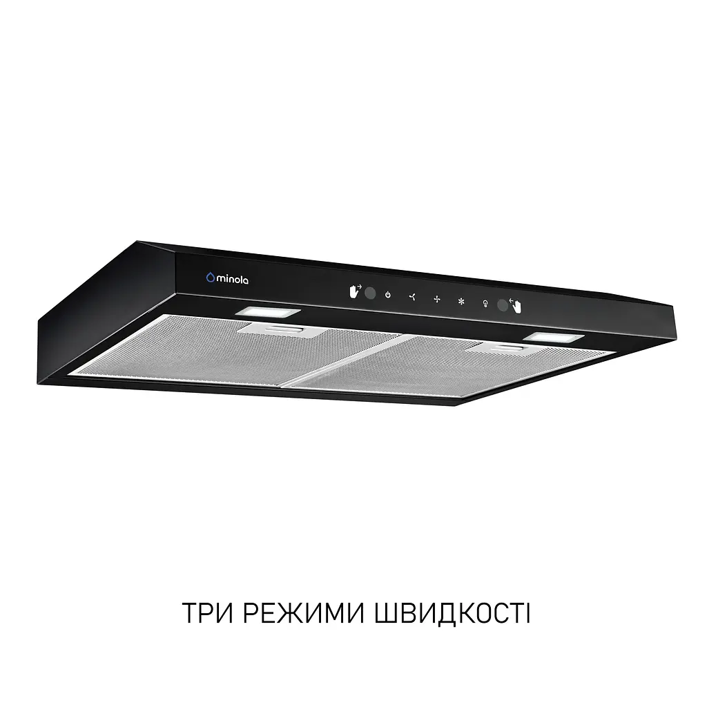 Витяжка плоска Minola HPLS 612 BL - фото 3