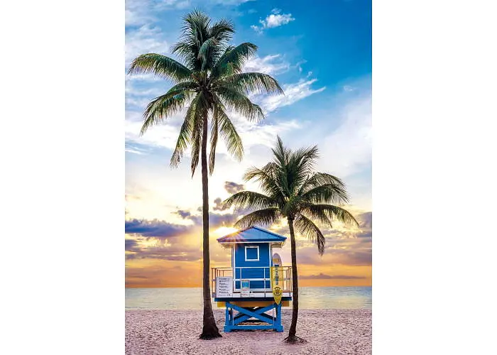 Пазл Clementoni High Quality Collection: Пляж Маямі, Флорида, США (High Quality Collection - Miami Beach Florida Puzzle - 500 pcs.), 500 ел. (35574) - фото 2