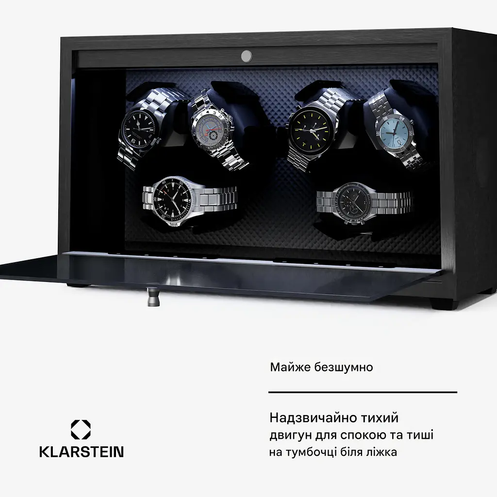 Шкатулка для підзаводу годинників Klarstein Brienz 6 (10046735) - фото 5