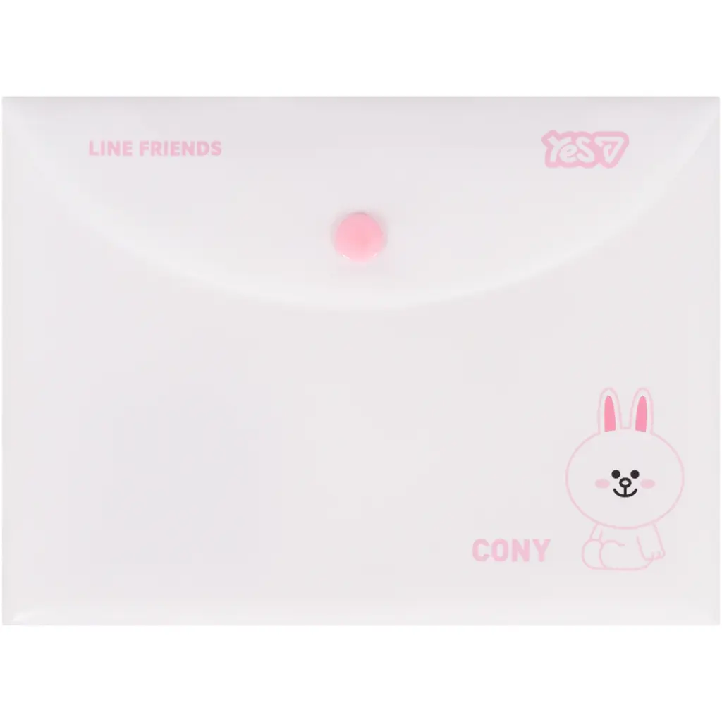 Папка-конверт Yes Line Friends В6 на кнопці (492466) - фото 2