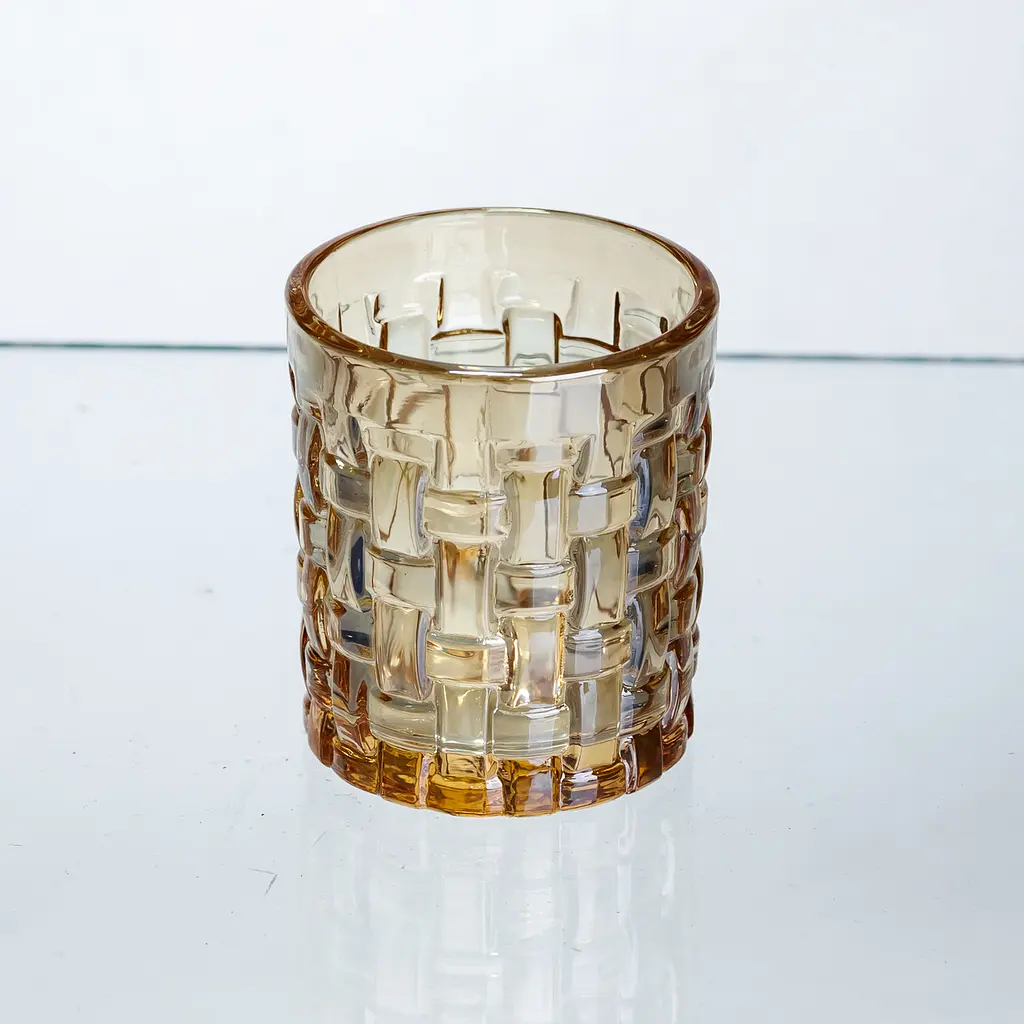 Набір чарок для міцних напоїв Yiwu Shot glass 6 штук по 75 мл коричневий склянки для віскі з товстими стінками HP-17-37 - фото 3
