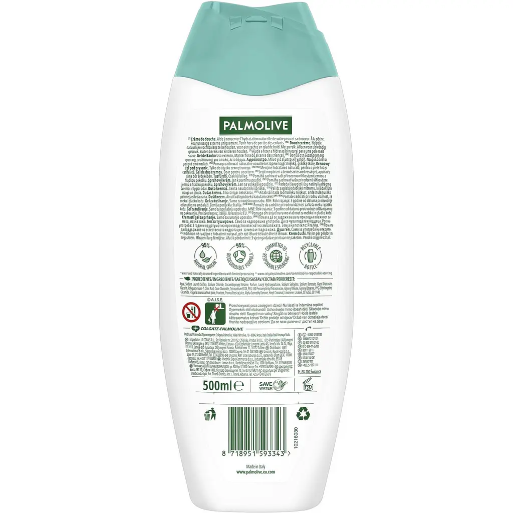 Гель для душу Palmolive Smoothies Refreshing Peach 500 мл - фото 2