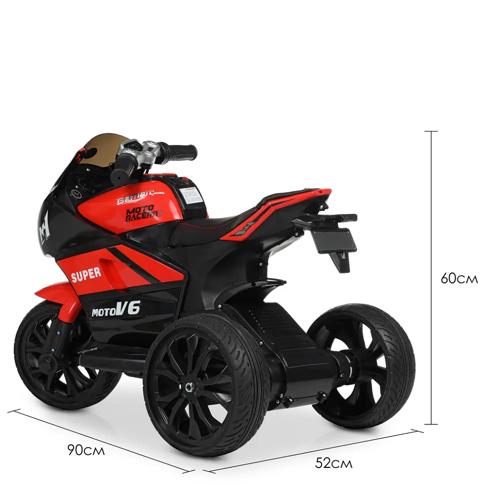 Дитячий електромобіль-мотоцикл Bambi Racer M 4135EL-3 до 30 кг - фото 2