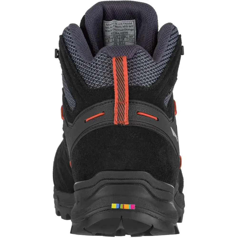 Черевики Salewa MS Alp Mate Mid WP 44 Black Out-Fluo Orange - фото 3