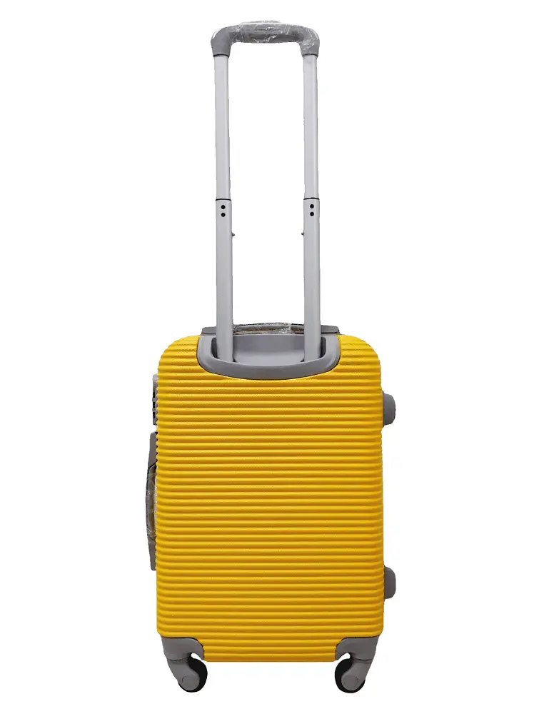 Валіза маленька S ABS-пластик Milano bag 004 56,5×39×24см 40л Жовтий - фото 3