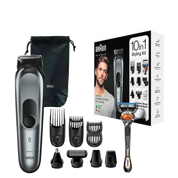 Тример для бороди та вусів Braun MGK7221 - фото 2