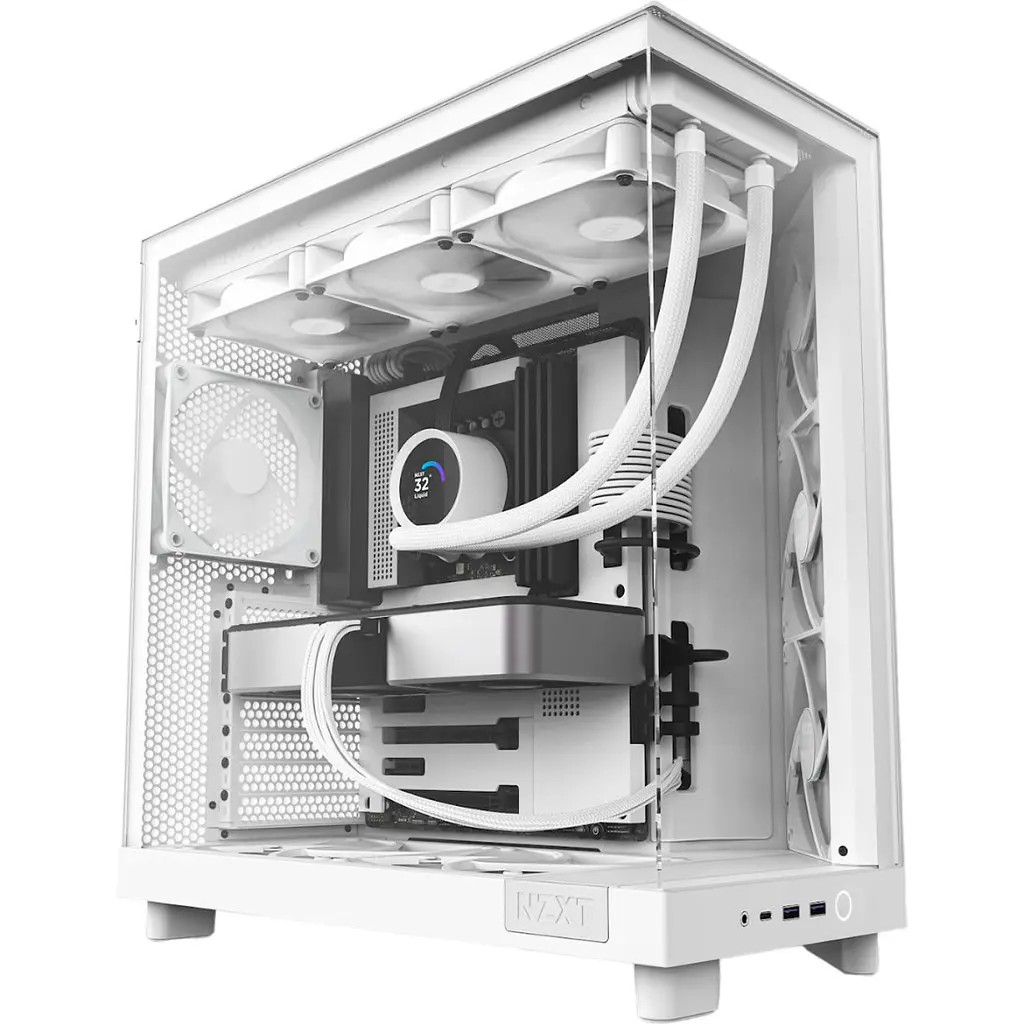 Корпус NZXT H6 Flow All white (CC-H61FW-01) - фото 2