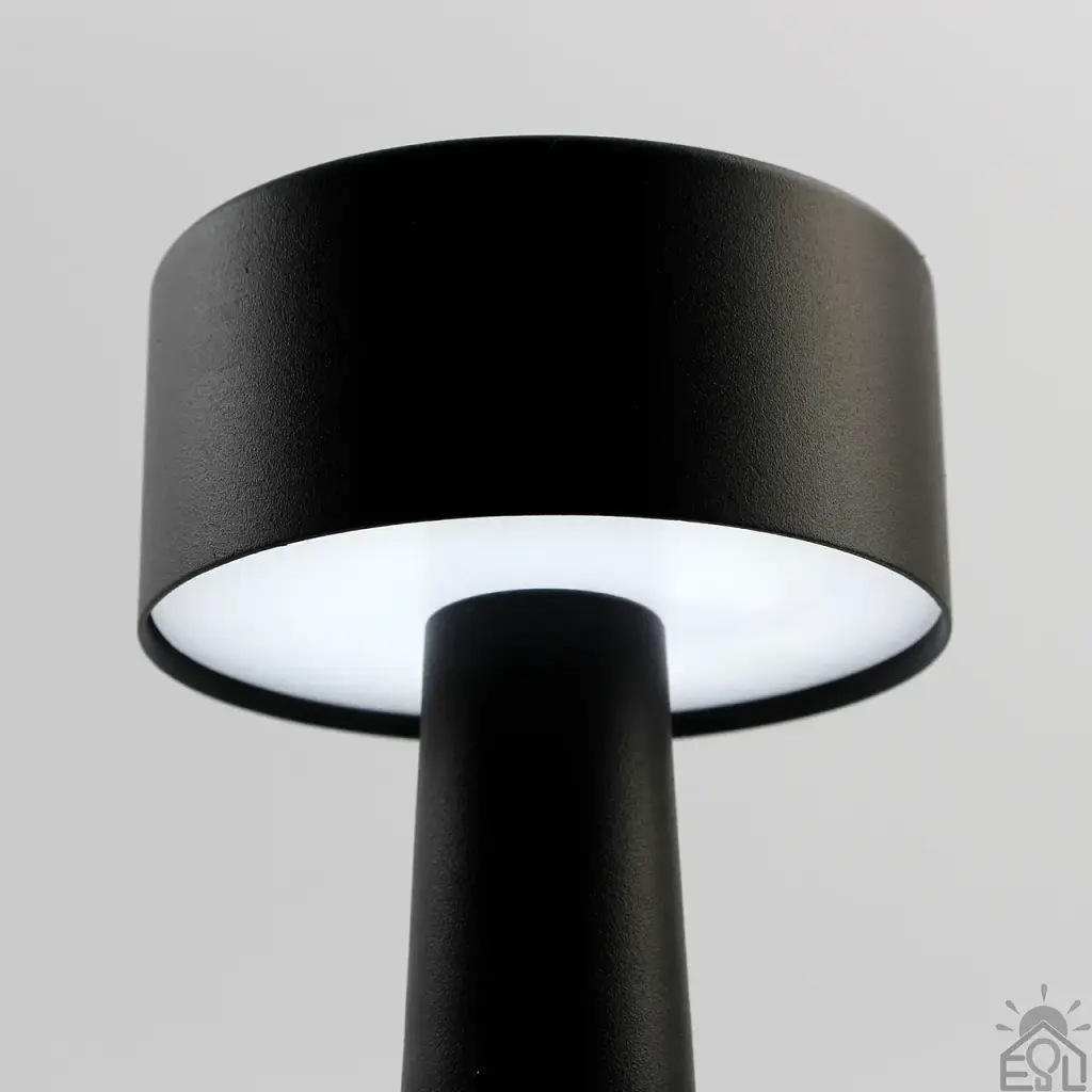 Настільна лампа сенсорна світлодіодна ESLLSE DOWN LIGHT з акумулятором 1200 mA Чорна - фото 7