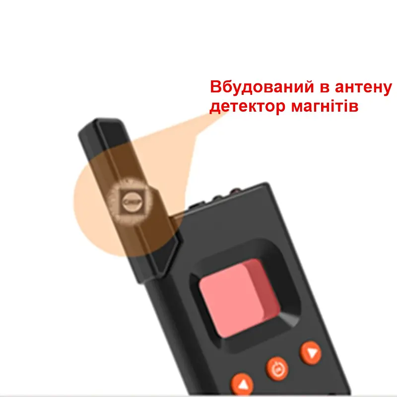 Детектор жучків, прихованих камер, GPS трекерів, антижучок з LCD екраном Nectronix DS618 (101025) - фото 5