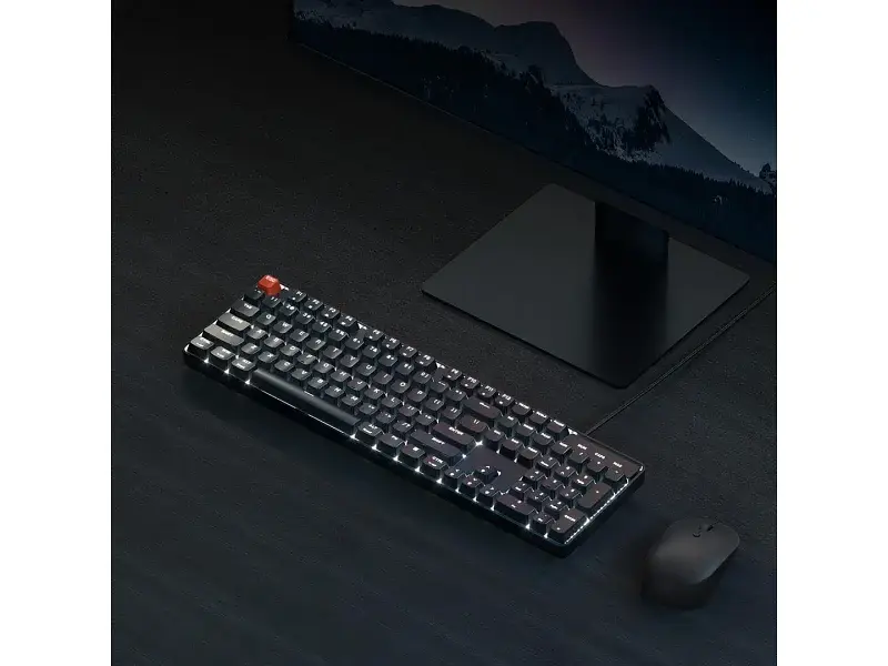 Клавіатура Xiaomi Wired Mechanical Keyboard Green Switch (BHR6079CN) - фото 3