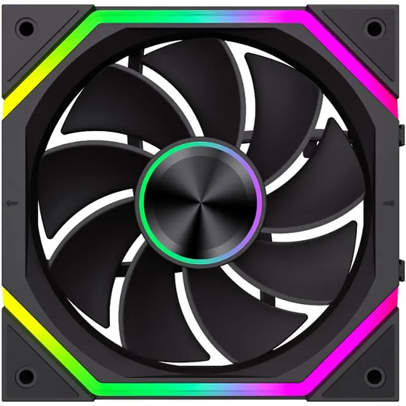 Комплект вентиляторів GameMax FN12A-N2 WL-R AURA Revers 3*120мм PWM - фото 7
