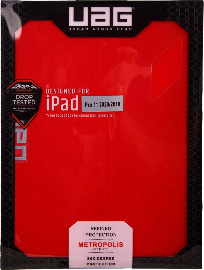 Чохол-книжка UAG Metropolis Case для Apple iPad Pro 11" 2020-2022 Red [76915] - фото 5